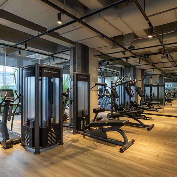 Gym and fitness facility